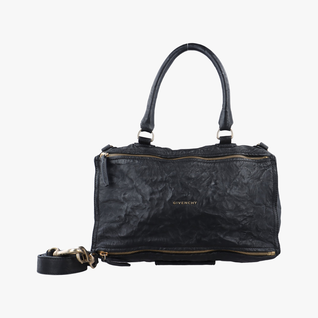 Secondhand Givenchy Pandora Black Leather  shoulderbag | stylenewstar