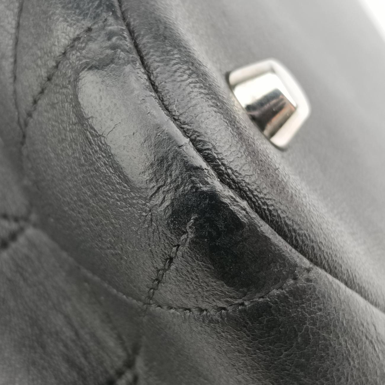 Pre-owned Christian Dior granville Black Leather  handbag | stylenewstar