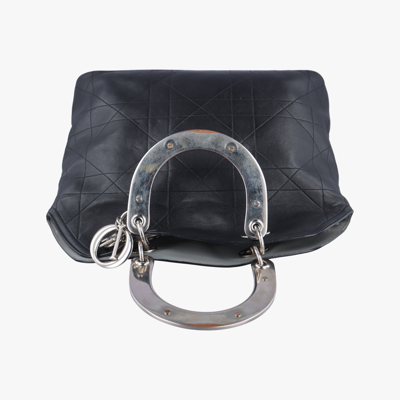 Pre-owned Christian Dior granville Black Leather  handbag | stylenewstar