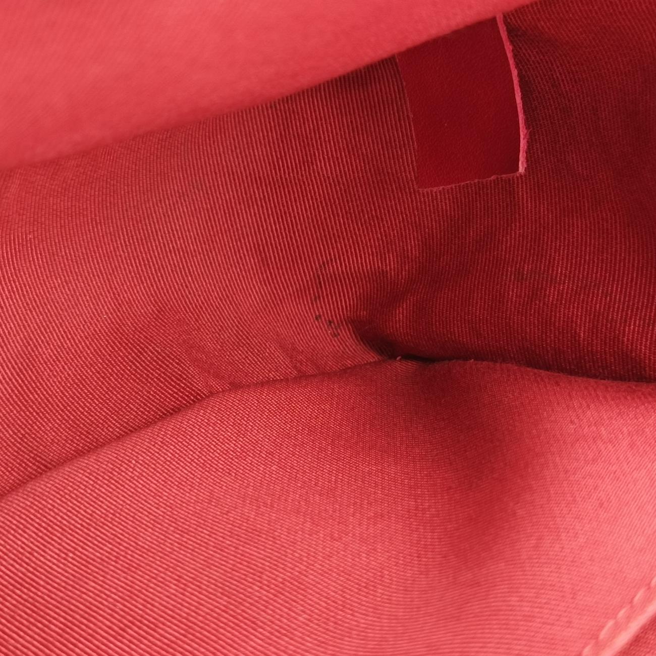 Pre-owned Chanel BOY CHANEL Red lambskin A66094 shoulderbag | stylenewstar