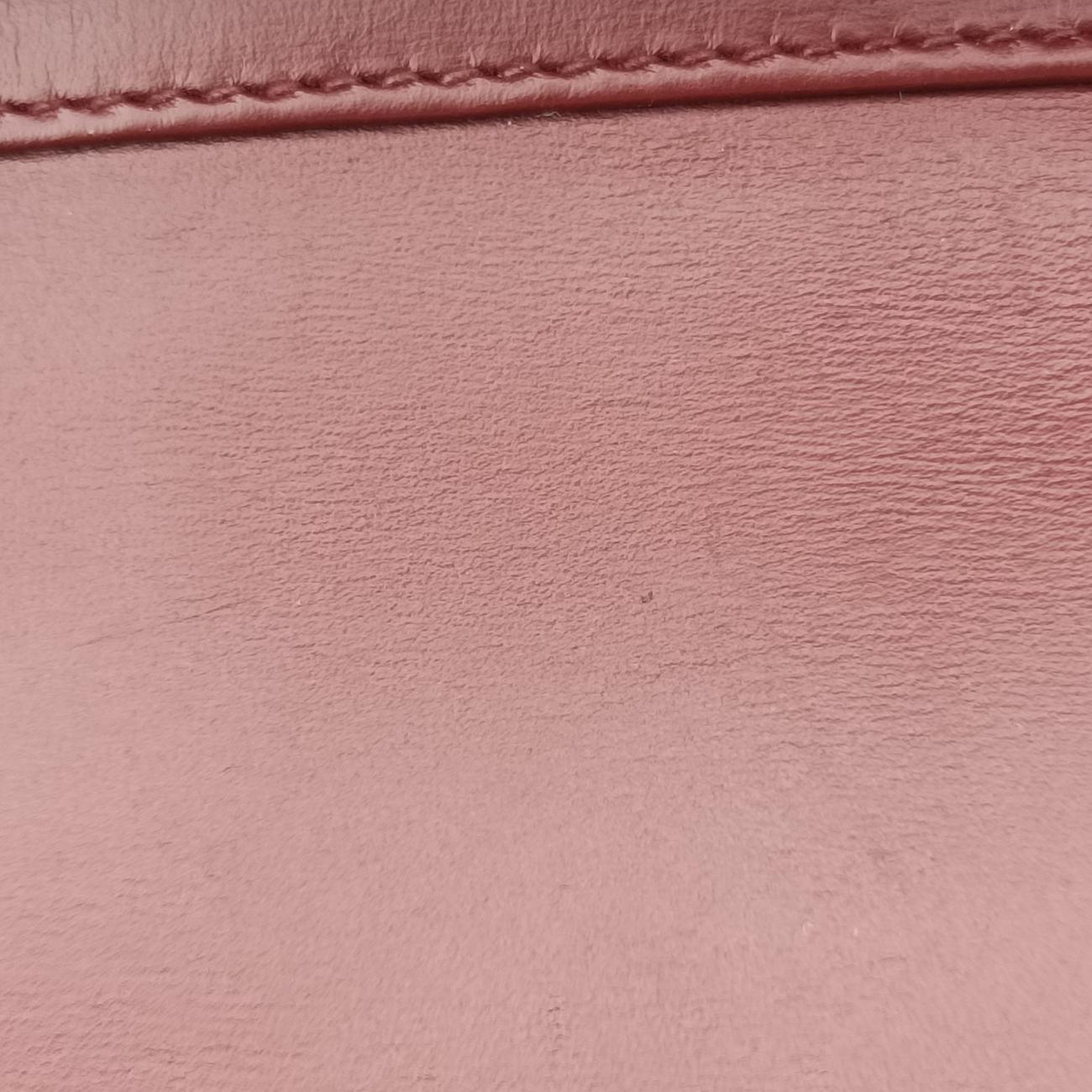 Pre-owned Gucci Arli Burgundy Leather 550129 shoulderbag | stylenewstar