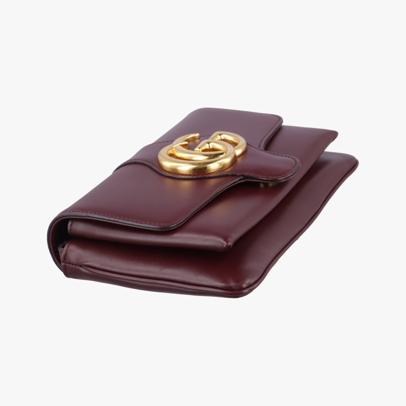 Pre-owned Gucci Arli Burgundy Leather 550129 shoulderbag | stylenewstar