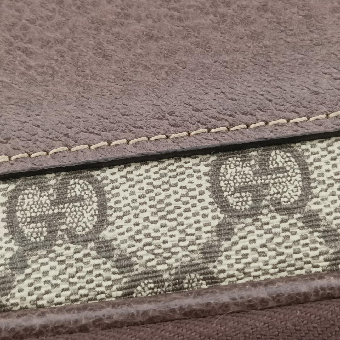 Pre-owned Gucci Ophidia Brown×Multicolour PVC coated canvas×Leather 519308 bum bag/waist bag | stylenewstar