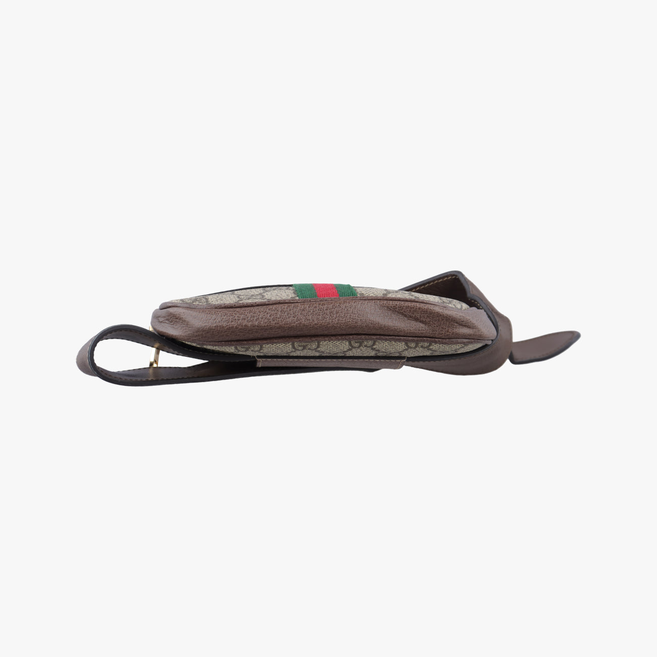 Pre-owned Gucci Ophidia Brown×Multicolour PVC coated canvas×Leather 519308 bum bag/waist bag | stylenewstar