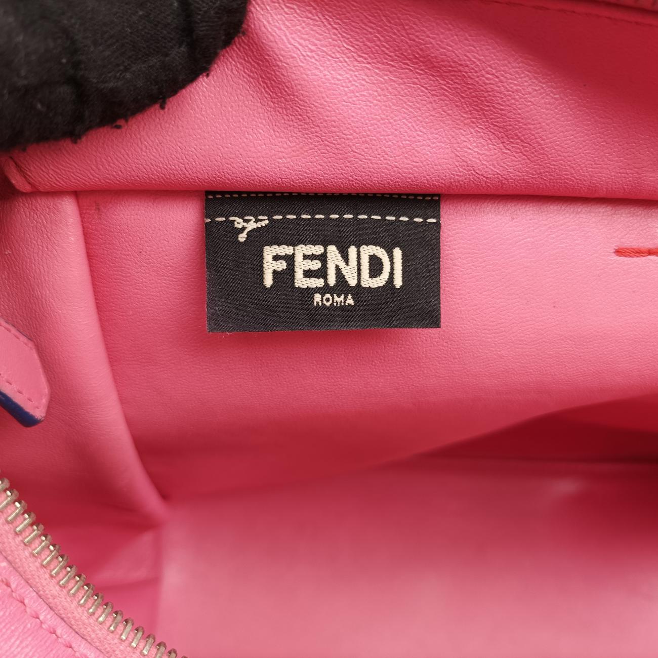 Pre-owned Fendi Troyage Trois Jours Red Leather 8BH279 shoulderbag | stylenewstar