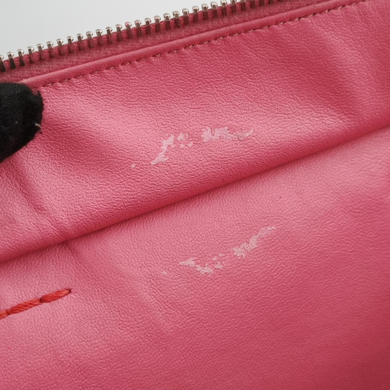 Pre-owned Fendi Troyage Trois Jours Red Leather 8BH279 shoulderbag | stylenewstar