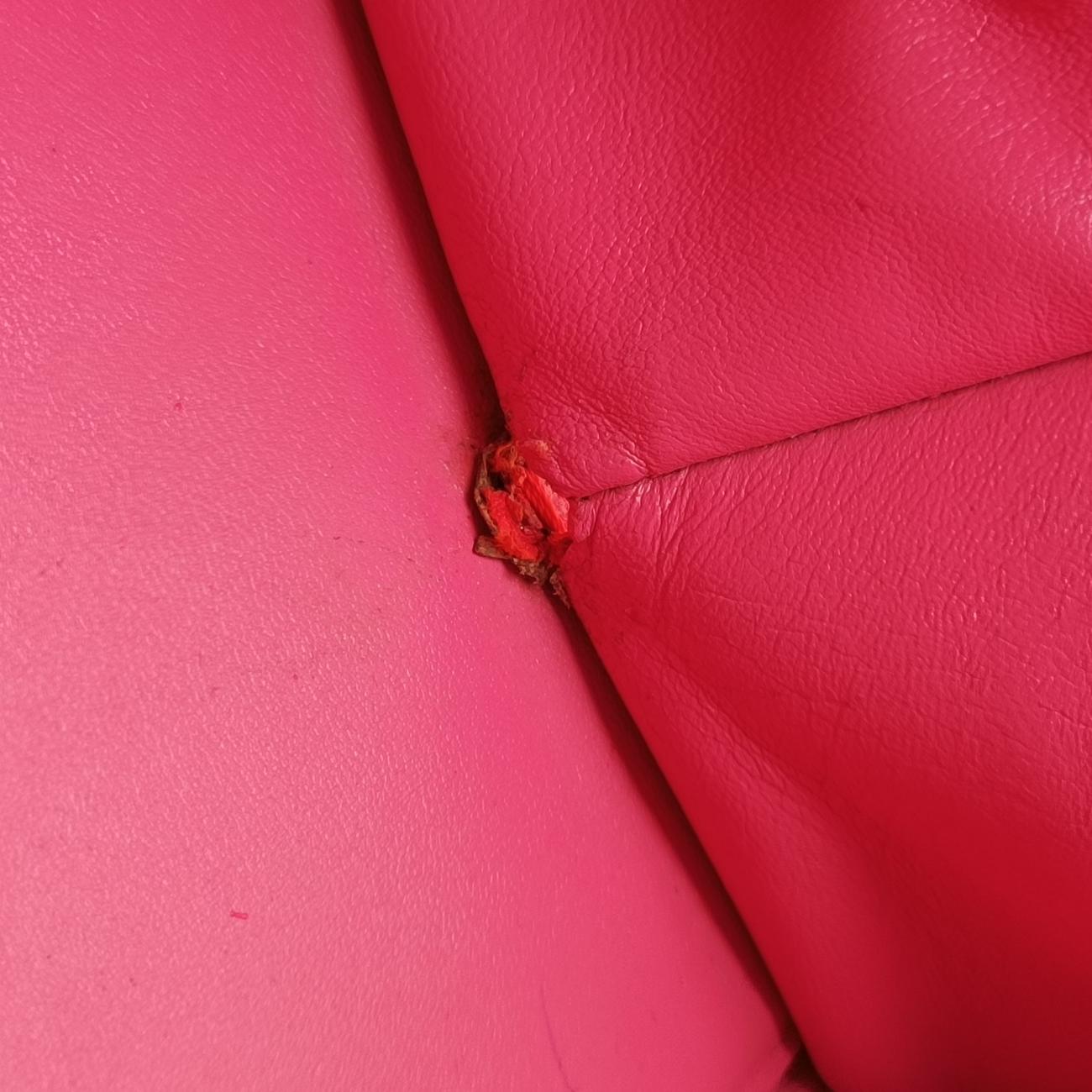 Pre-owned Fendi Troyage Trois Jours Red Leather 8BH279 shoulderbag | stylenewstar