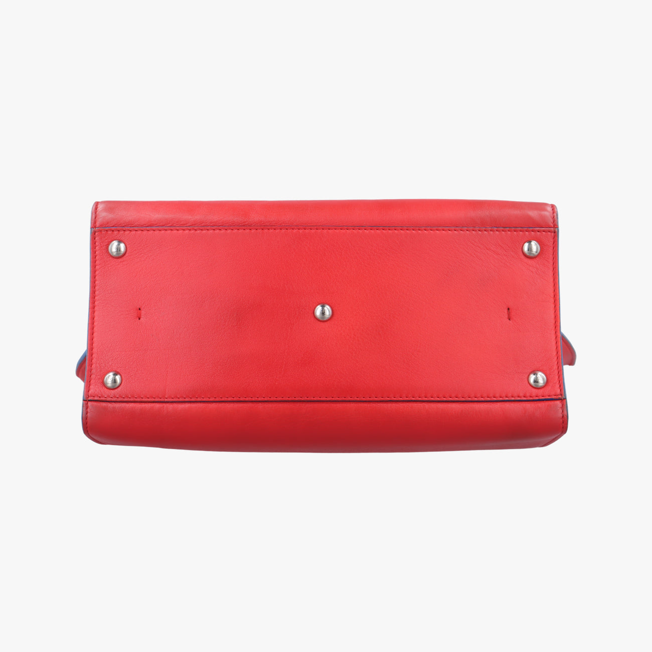 Pre-owned Fendi Troyage Trois Jours Red Leather 8BH279 shoulderbag | stylenewstar