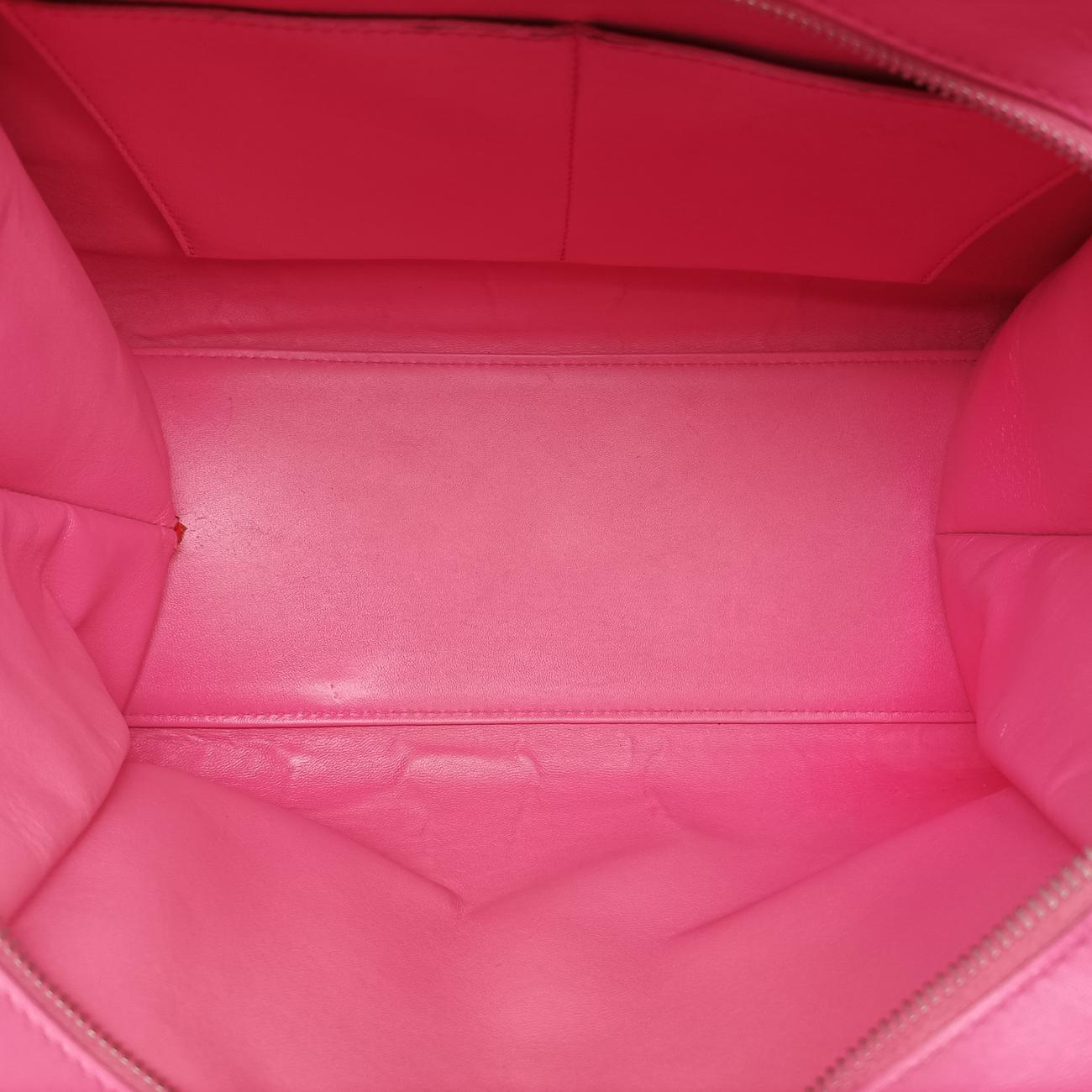 Pre-owned Fendi Troyage Trois Jours Red Leather 8BH279 shoulderbag | stylenewstar