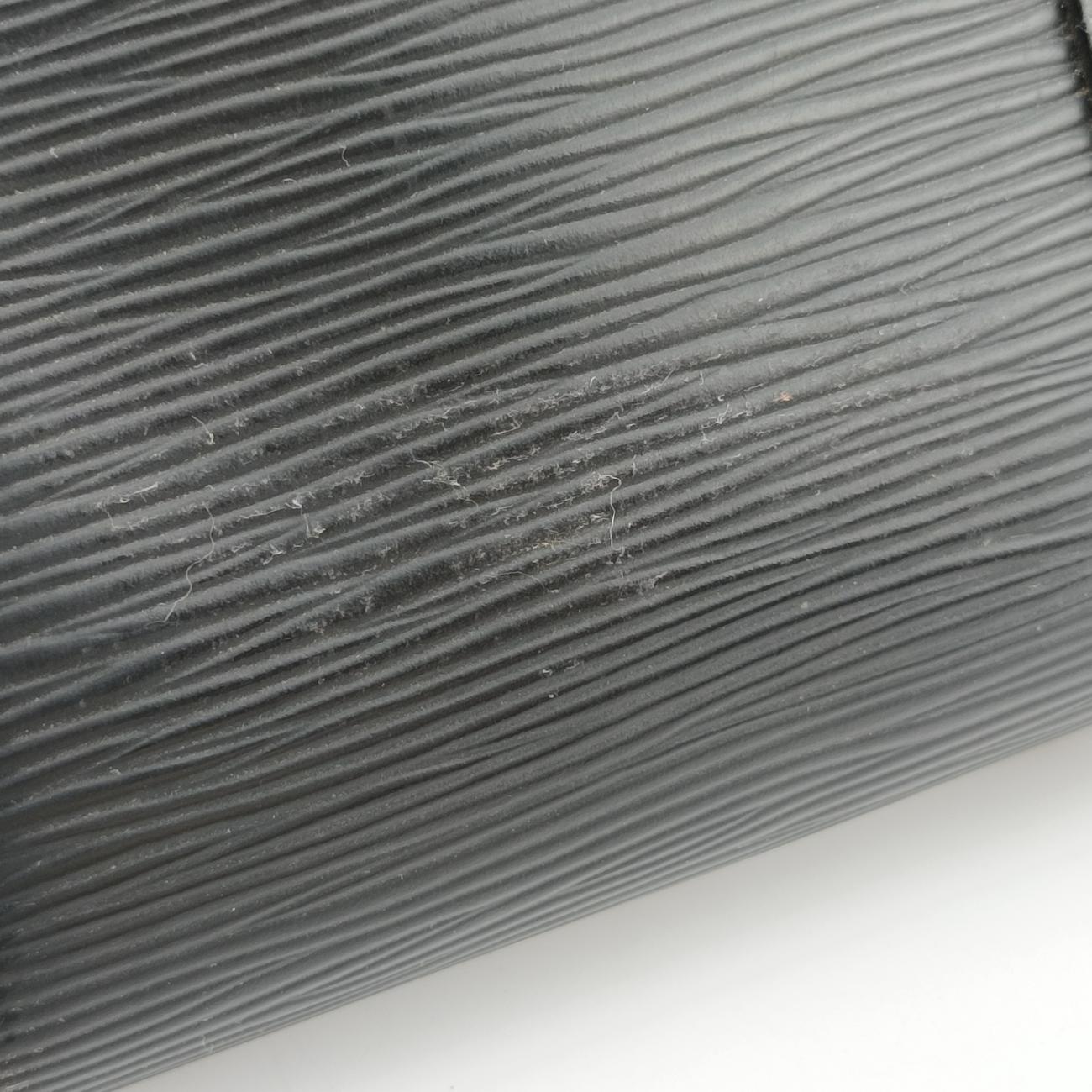 Pre-owned Louis Vuitton Porto Document Voyage Black Epi M59162 handbag | stylenewstar