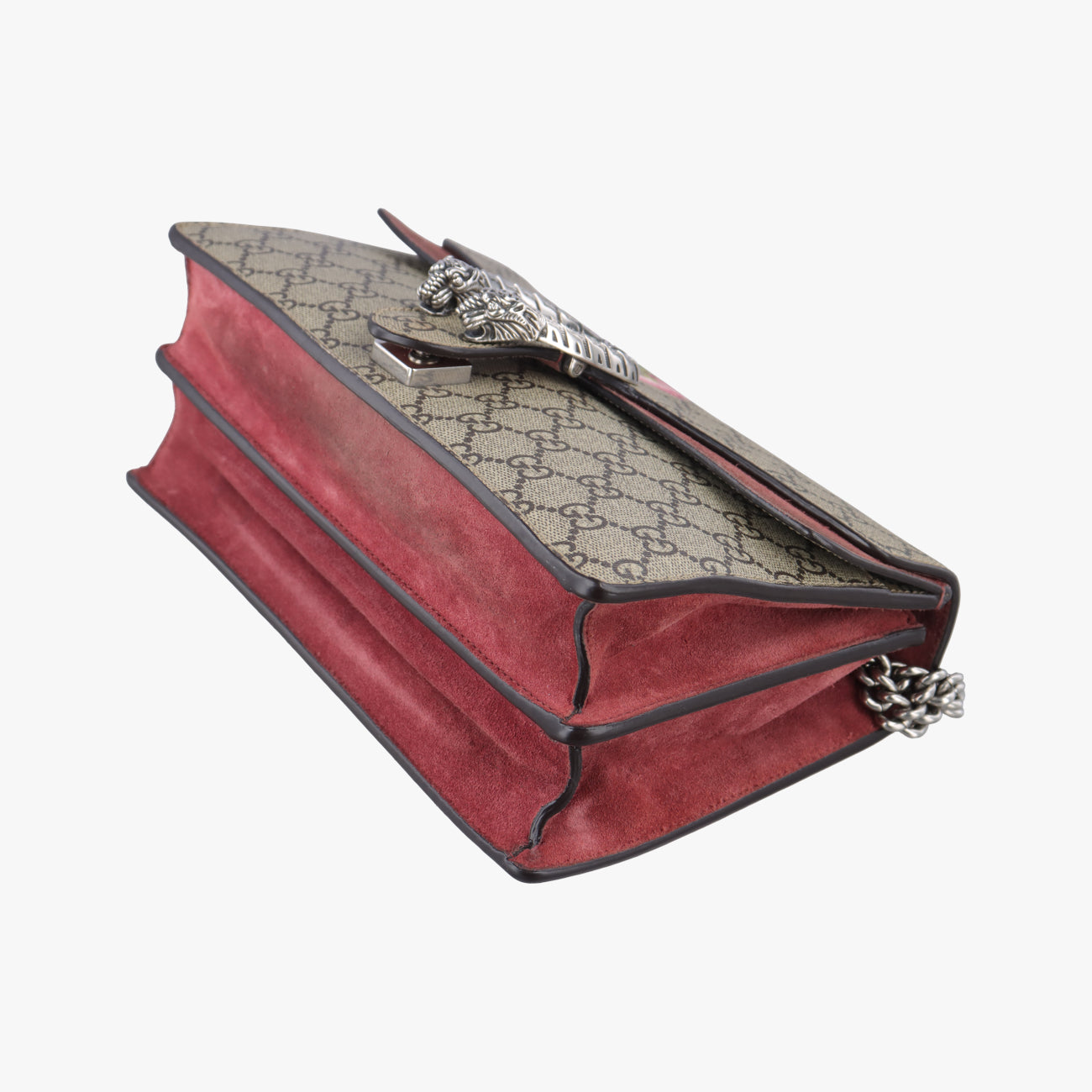 Pre-owned Gucci Dionysus beige×red×multicolor PVC coated canvas 400249 shoulderbag | stylenewstar