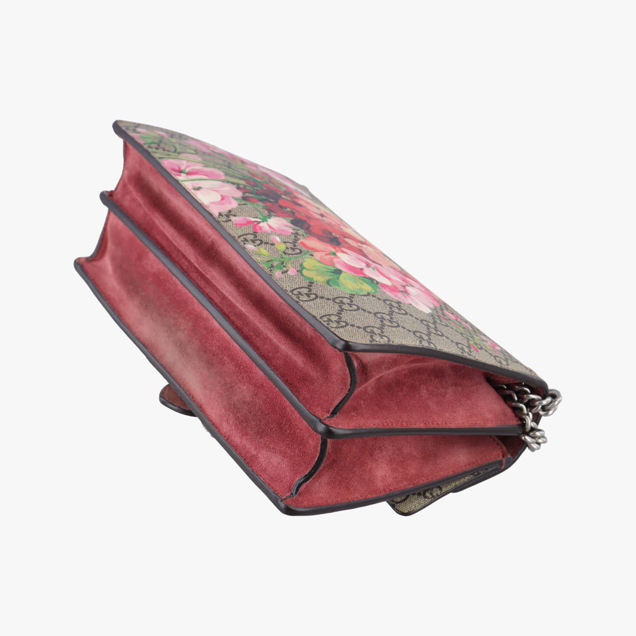 Pre-owned Gucci Dionysus beige×red×multicolor PVC coated canvas 400249 shoulderbag | stylenewstar