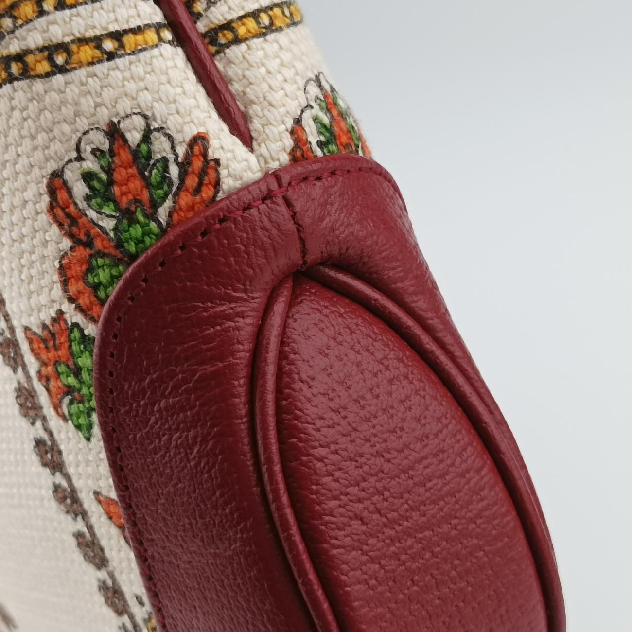 Pre-owned Gucci The Hacker Project Jackie 1961 Multicolour canvas x leather 636706 shoulderbag | stylenewstar