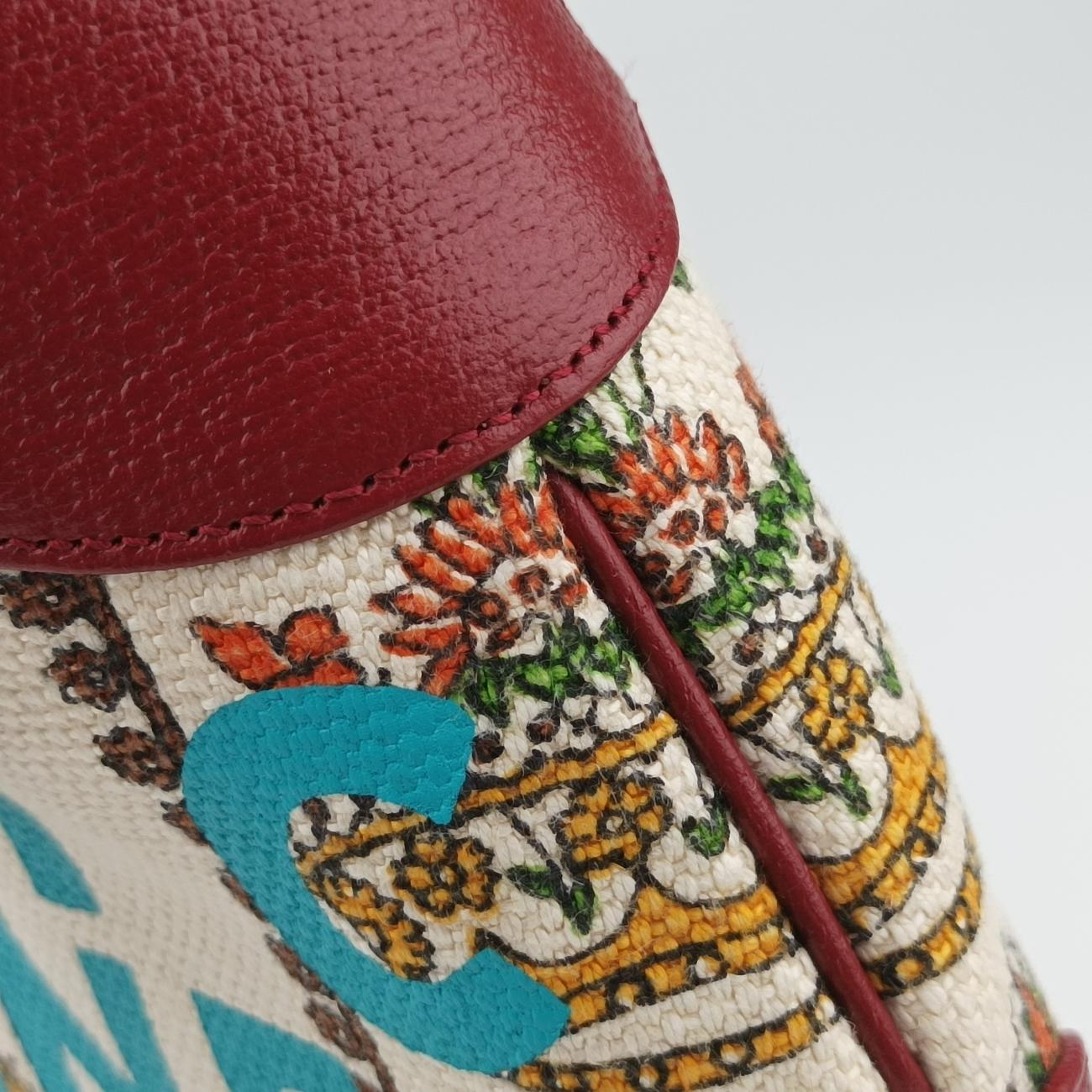 Pre-owned Gucci The Hacker Project Jackie 1961 Multicolour canvas x leather 636706 shoulderbag | stylenewstar