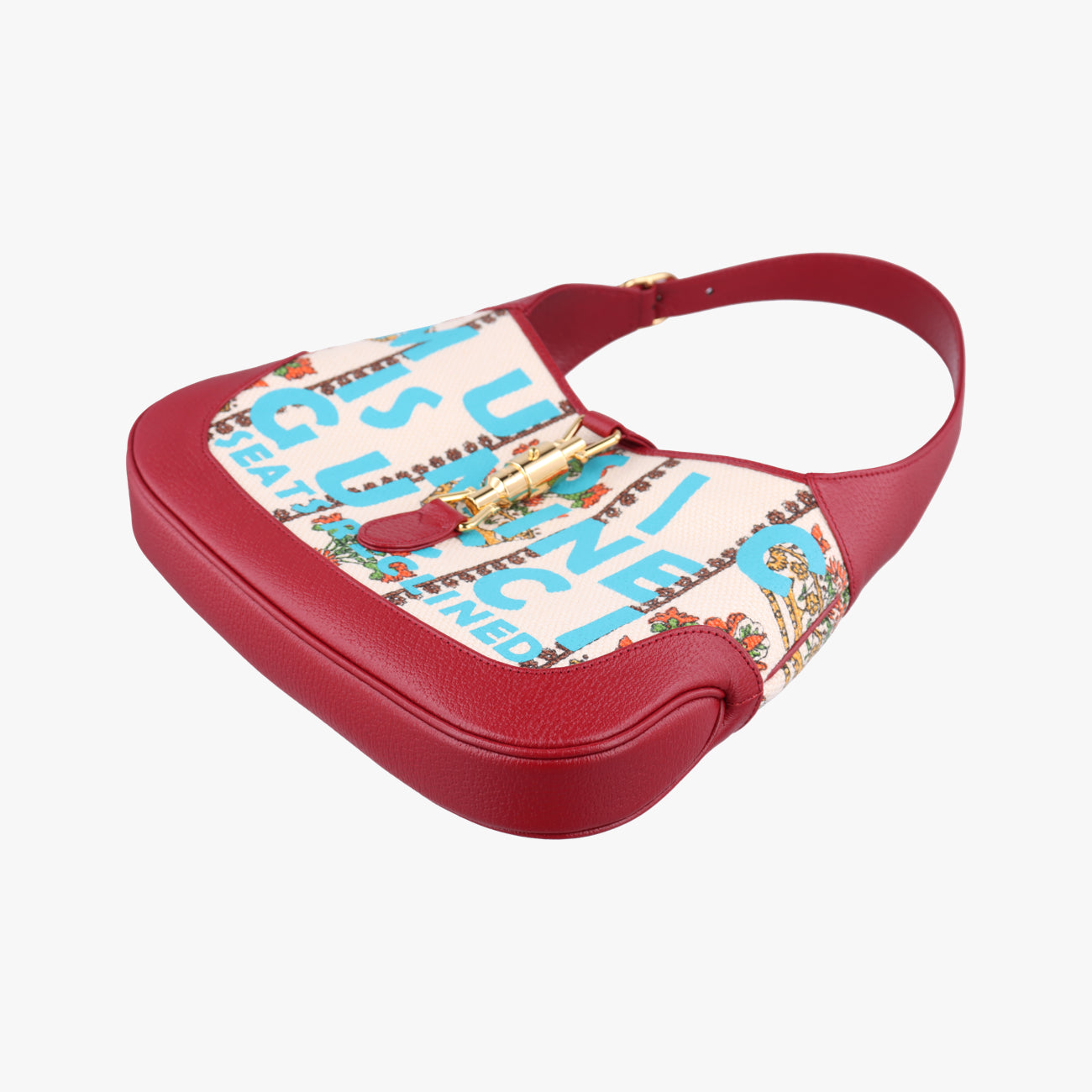 Pre-owned Gucci The Hacker Project Jackie 1961 Multicolour canvas x leather 636706 shoulderbag | stylenewstar