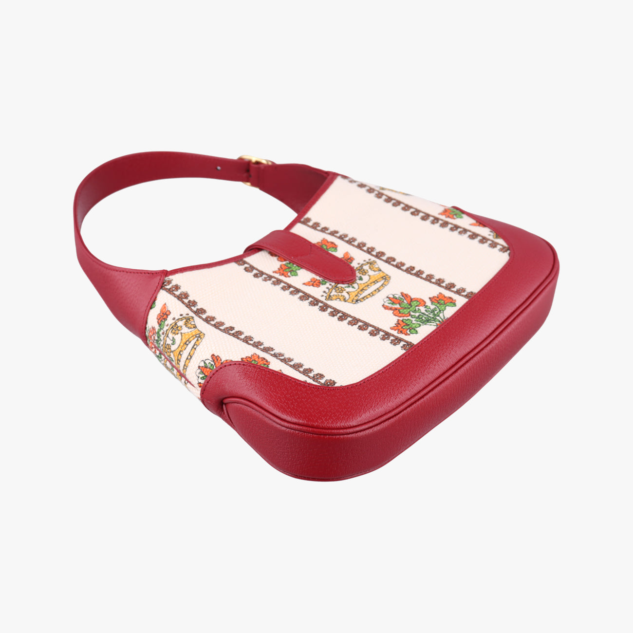 Pre-owned Gucci The Hacker Project Jackie 1961 Multicolour canvas x leather 636706 shoulderbag | stylenewstar