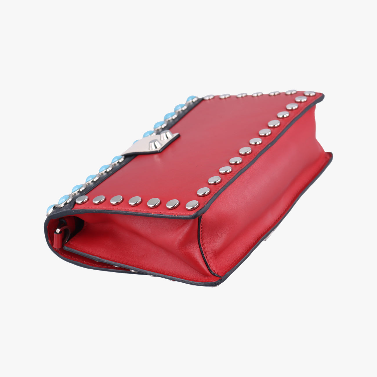 Pre-owned Prada Comic Print Black x Red x Multicolor leather 1BD121 shoulderbag | stylenewstar