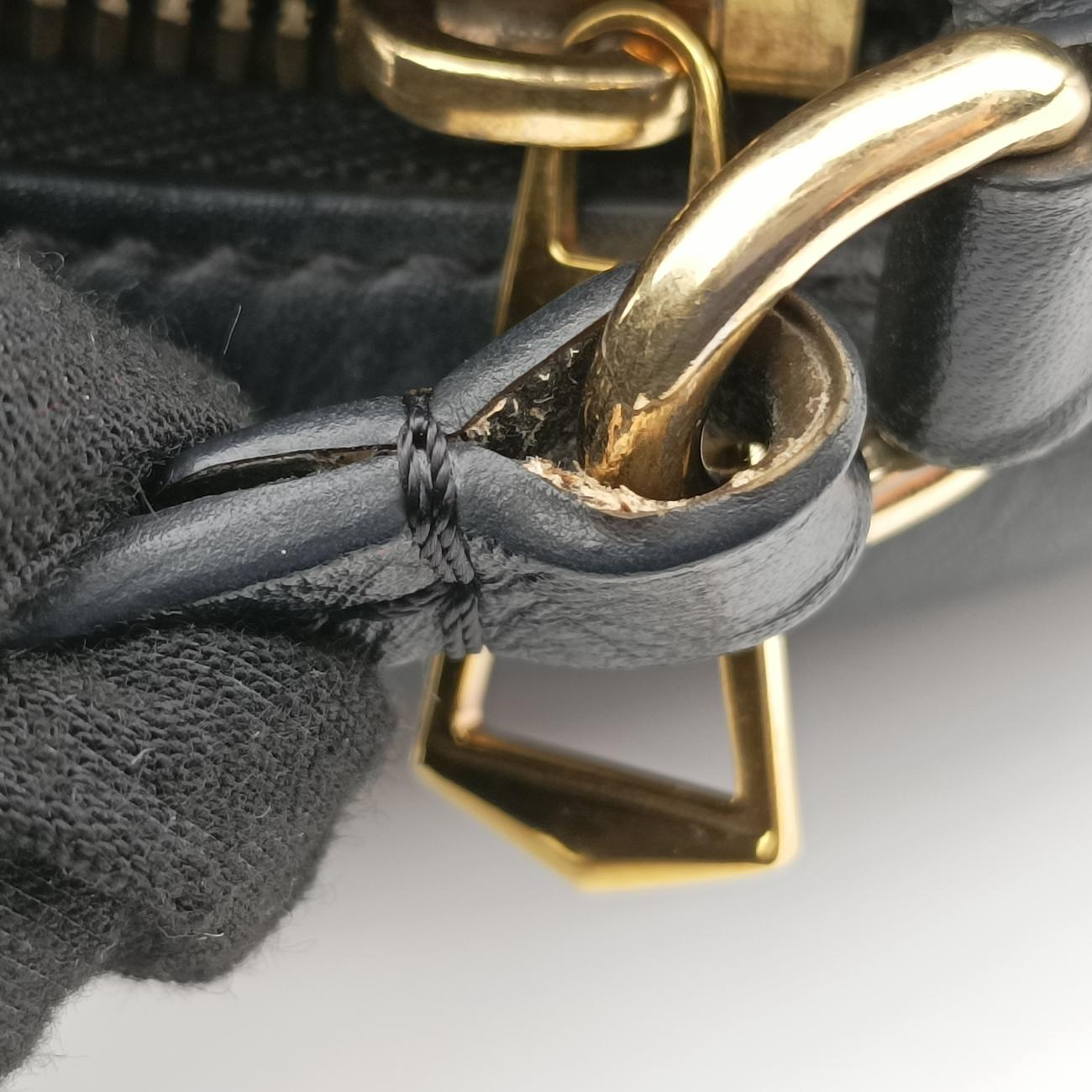 Pre-owned Louis Vuitton SANTA MONICA EBENE×Noir Damier Canvas N40189 shoulderbag | stylenewstar