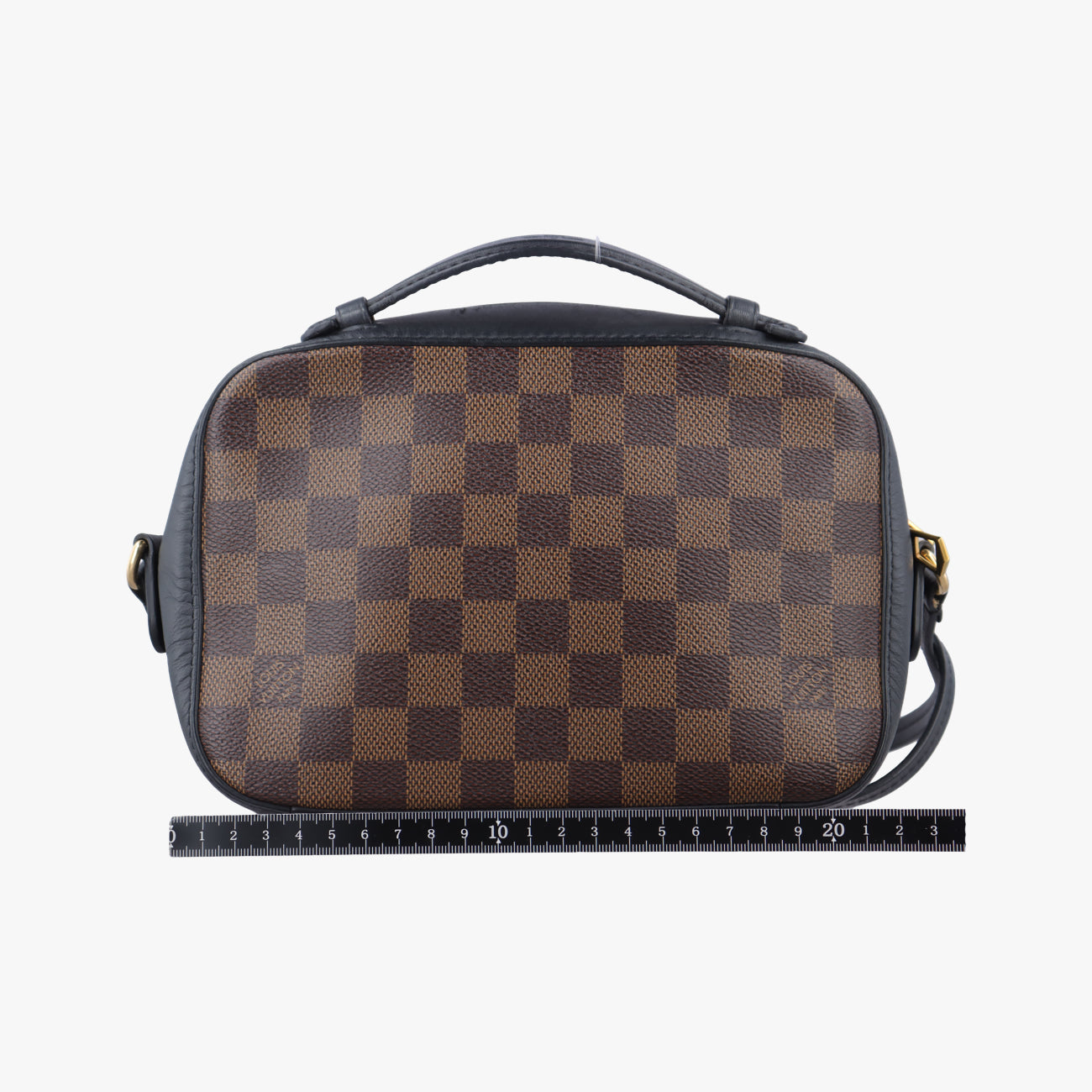 Pre-owned Louis Vuitton SANTA MONICA EBENE×Noir Damier Canvas N40189 shoulderbag | stylenewstar