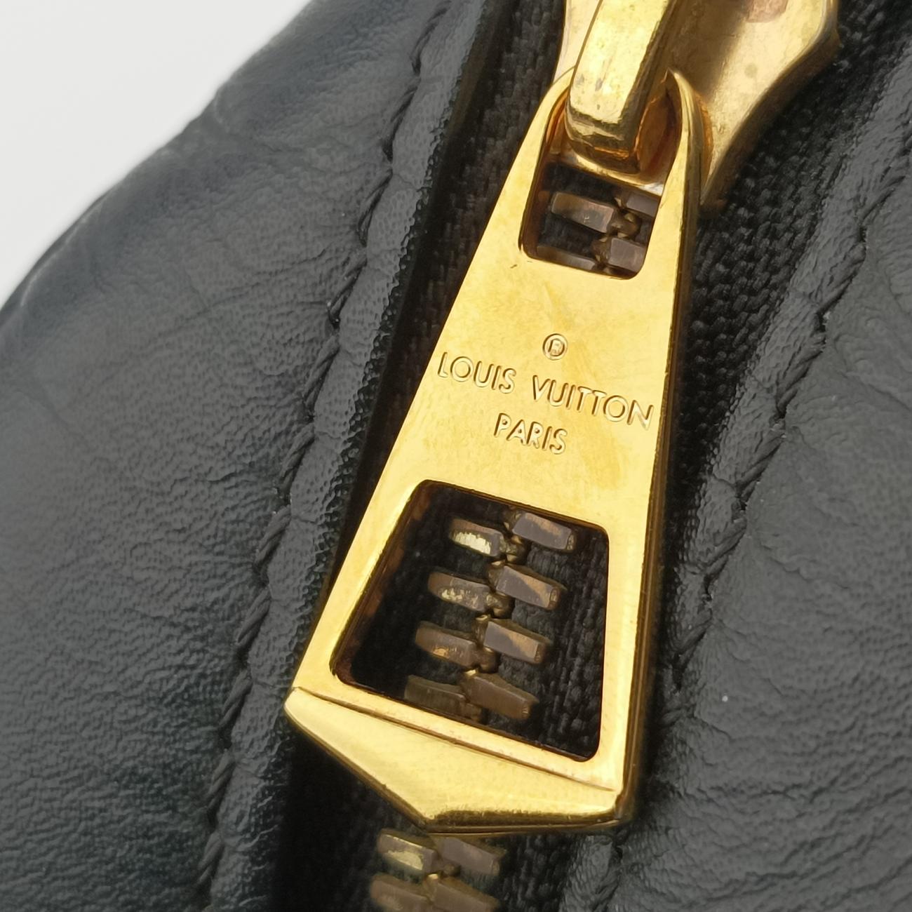 Pre-owned Louis Vuitton SANTA MONICA EBENE×Noir Damier Canvas N40189 shoulderbag | stylenewstar