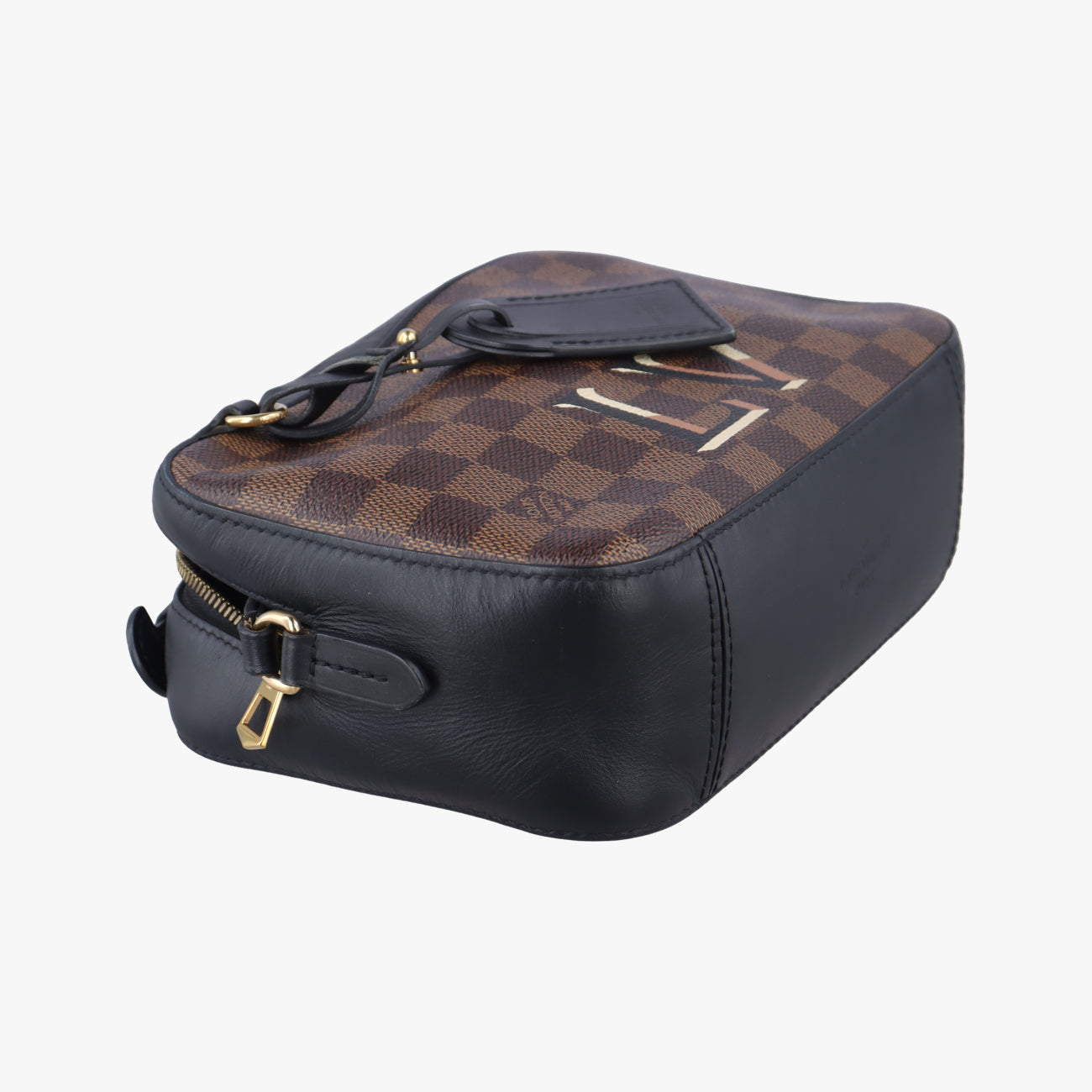 Pre-owned Louis Vuitton SANTA MONICA EBENE×Noir Damier Canvas N40189 shoulderbag | stylenewstar