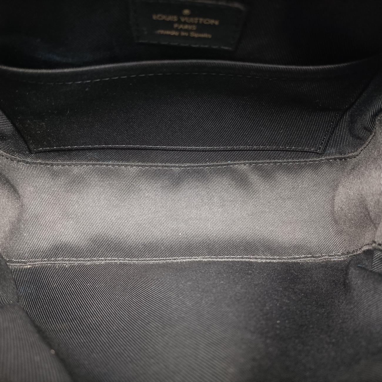 Pre-owned Louis Vuitton SANTA MONICA EBENE×Noir Damier Canvas N40189 shoulderbag | stylenewstar