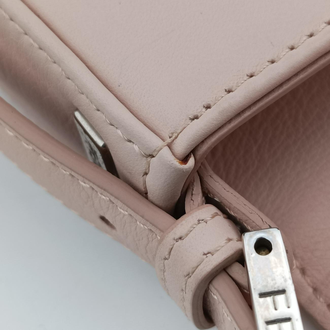 Secondhand Fendi BAGUETTE Pink×multicolor Leather 8BR600 handbag | stylenewstar