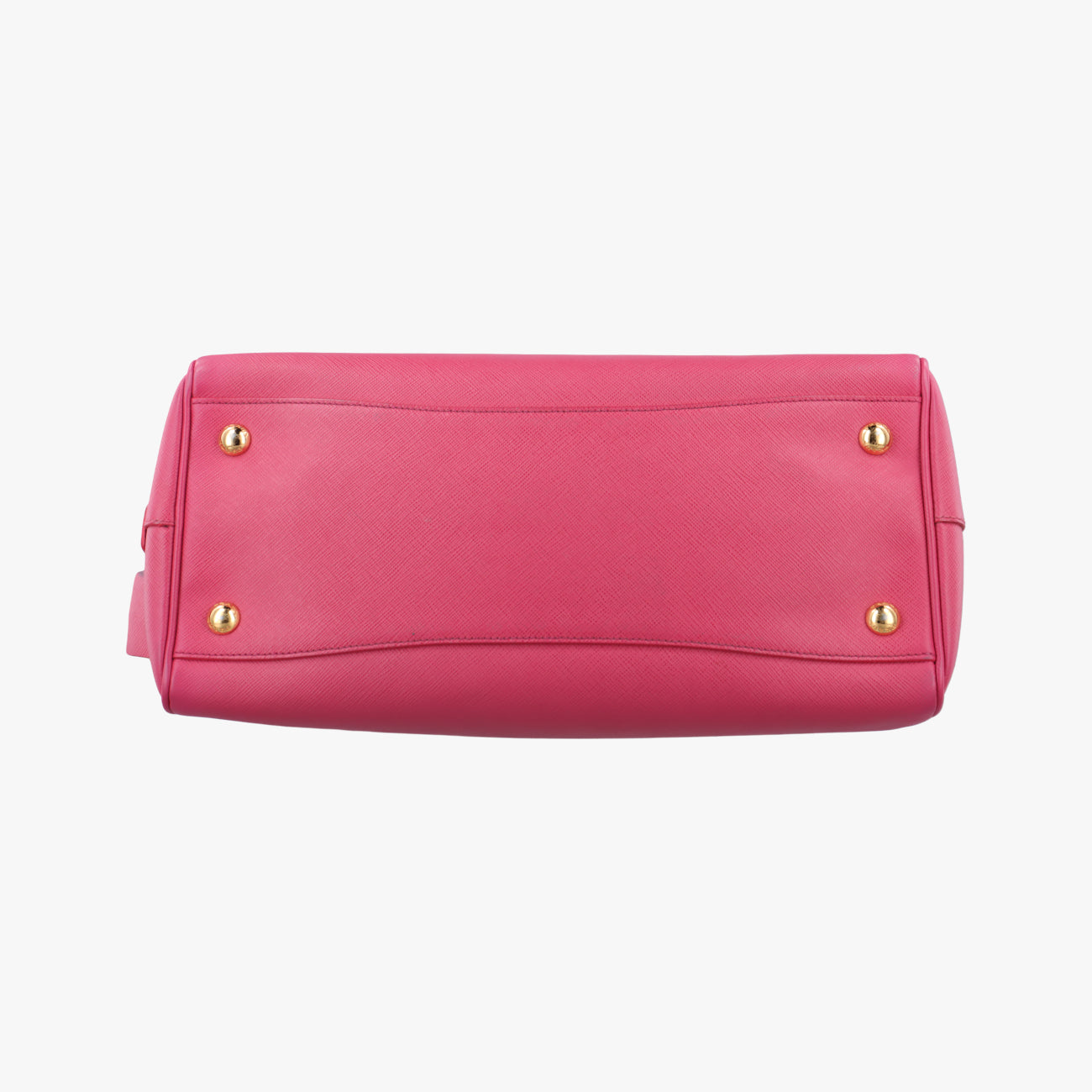 Pre-owned Prada Mini Boston Bowler Pink SAFFIANO Leather BL0823 shoulderbag | stylenewstar