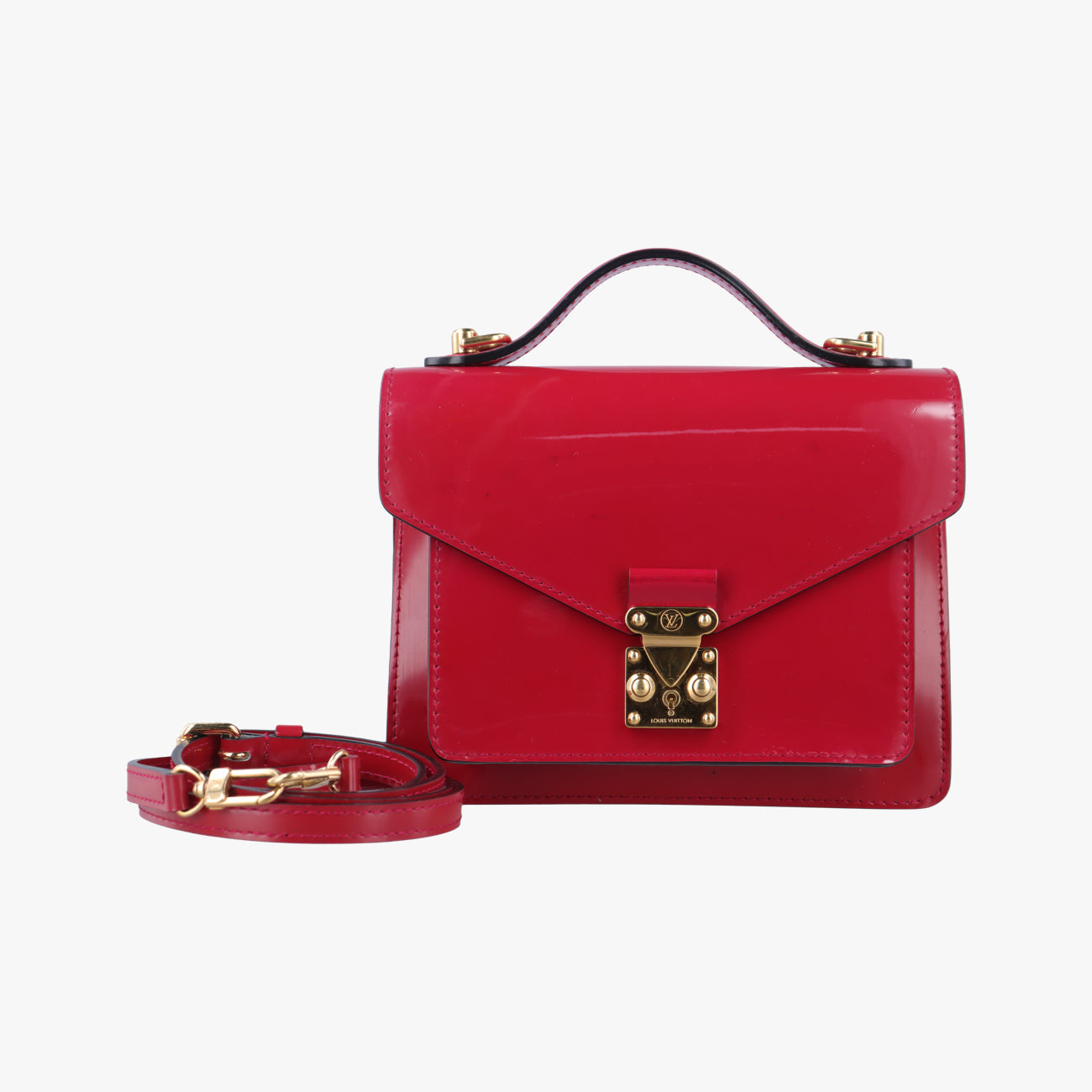 Vintage Louis Vuitton Monceau BB ROSE INDIEN Vernis M91579 shoulderbag | stylenewstar