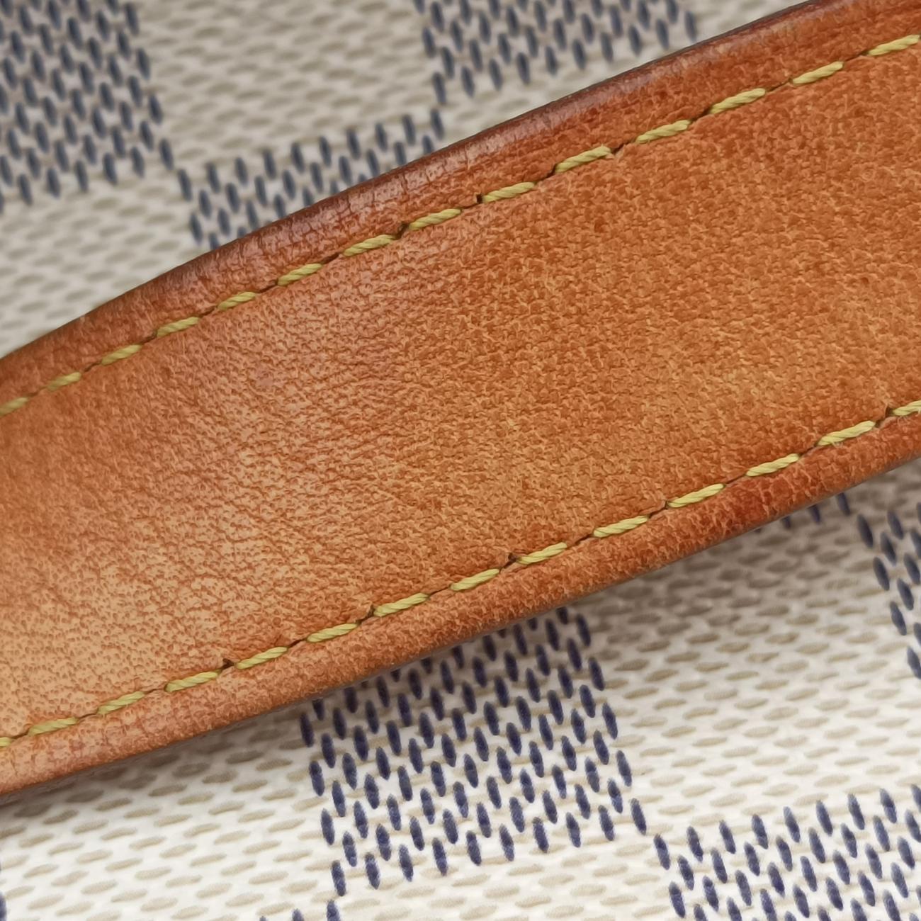 Pre-owned Louis Vuitton HAMPSTEAD PM Azur Damier Canvas N51207 shoulderbag | stylenewstar