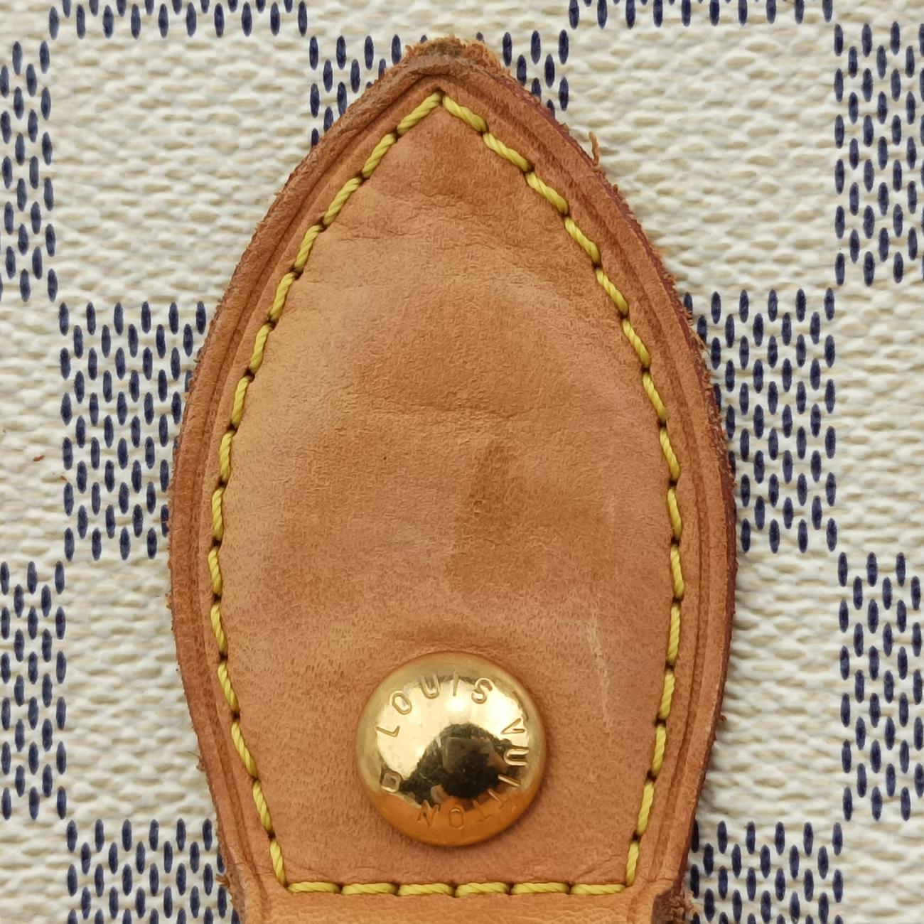 Pre-owned Louis Vuitton HAMPSTEAD PM Azur Damier Canvas N51207 shoulderbag | stylenewstar