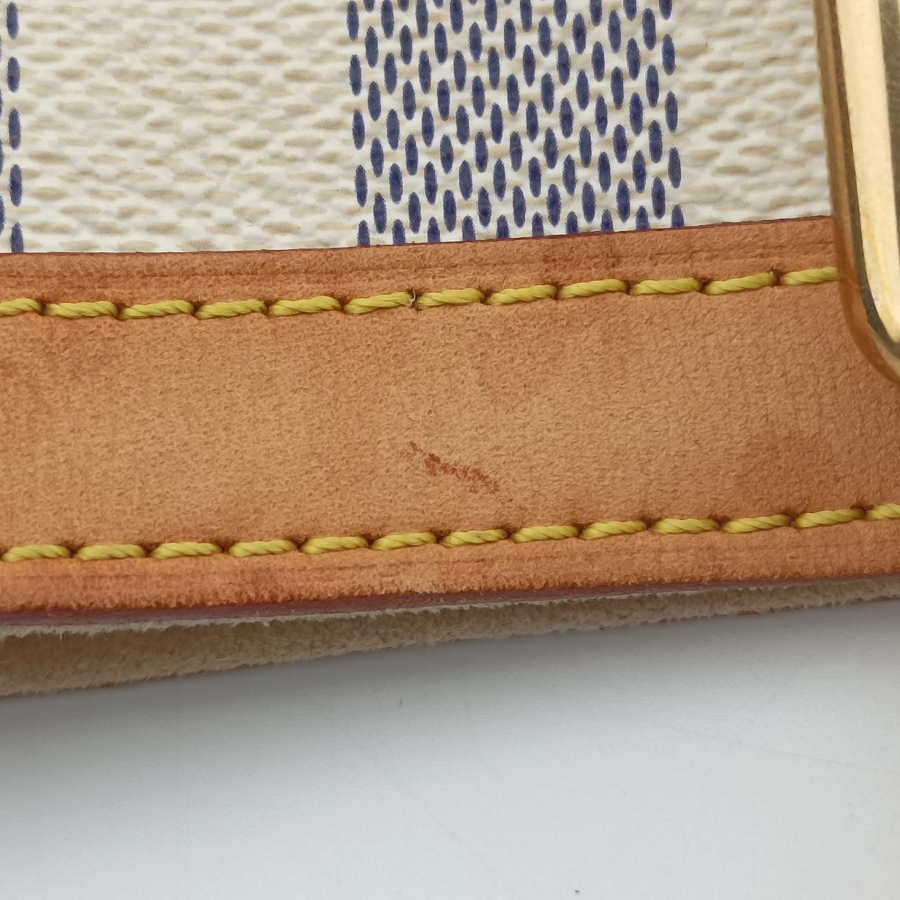 Pre-owned Louis Vuitton HAMPSTEAD PM Azur Damier Canvas N51207 shoulderbag | stylenewstar