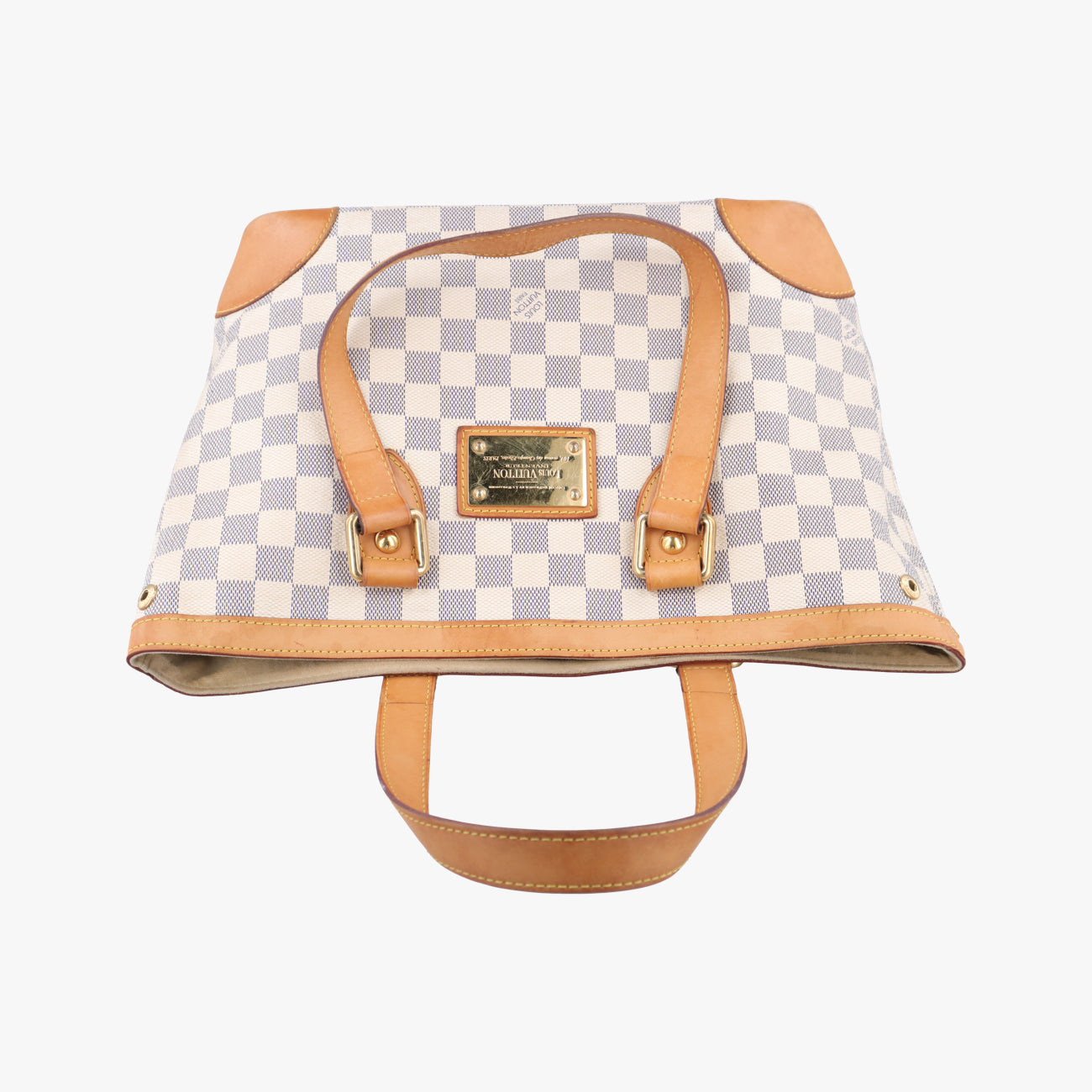 Pre-owned Louis Vuitton HAMPSTEAD PM Azur Damier Canvas N51207 shoulderbag | stylenewstar