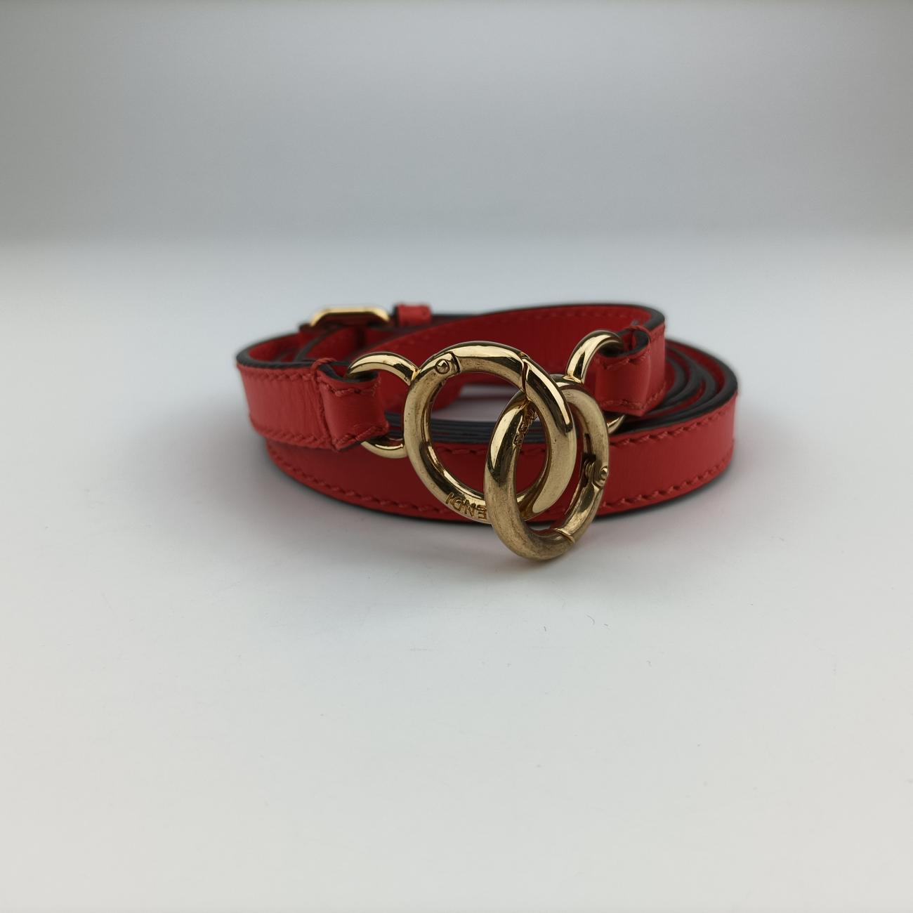 Pre-owned Fendi PEEKABOO Orange Leather 8BN226 shoulderbag | stylenewstar