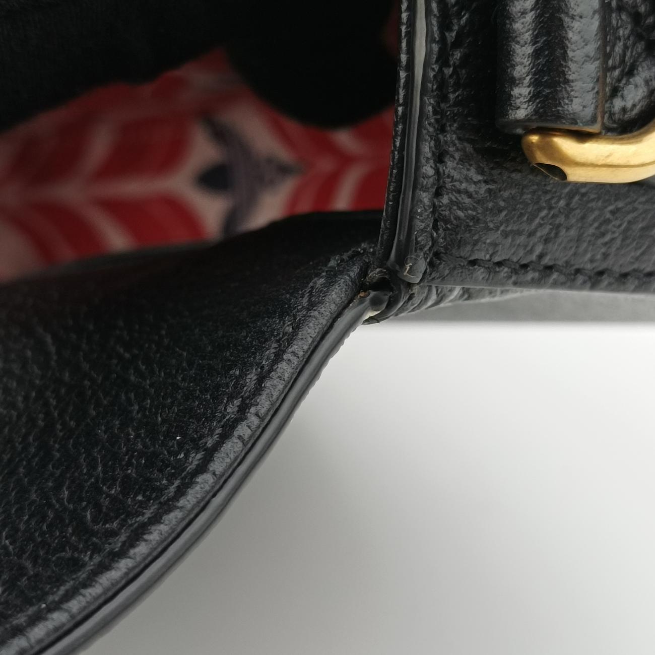 Secondhand Gucci Adidas Collaboration Black×white Leather 727791 shoulderbag | stylenewstar