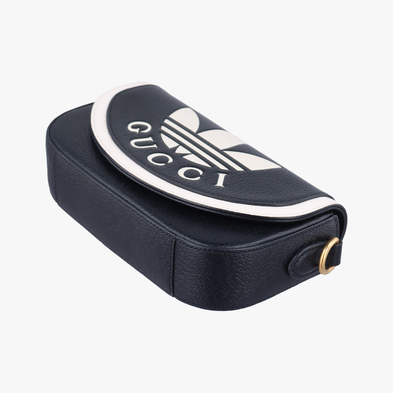 Secondhand Gucci Adidas Collaboration Black×white Leather 727791 shoulderbag | stylenewstar