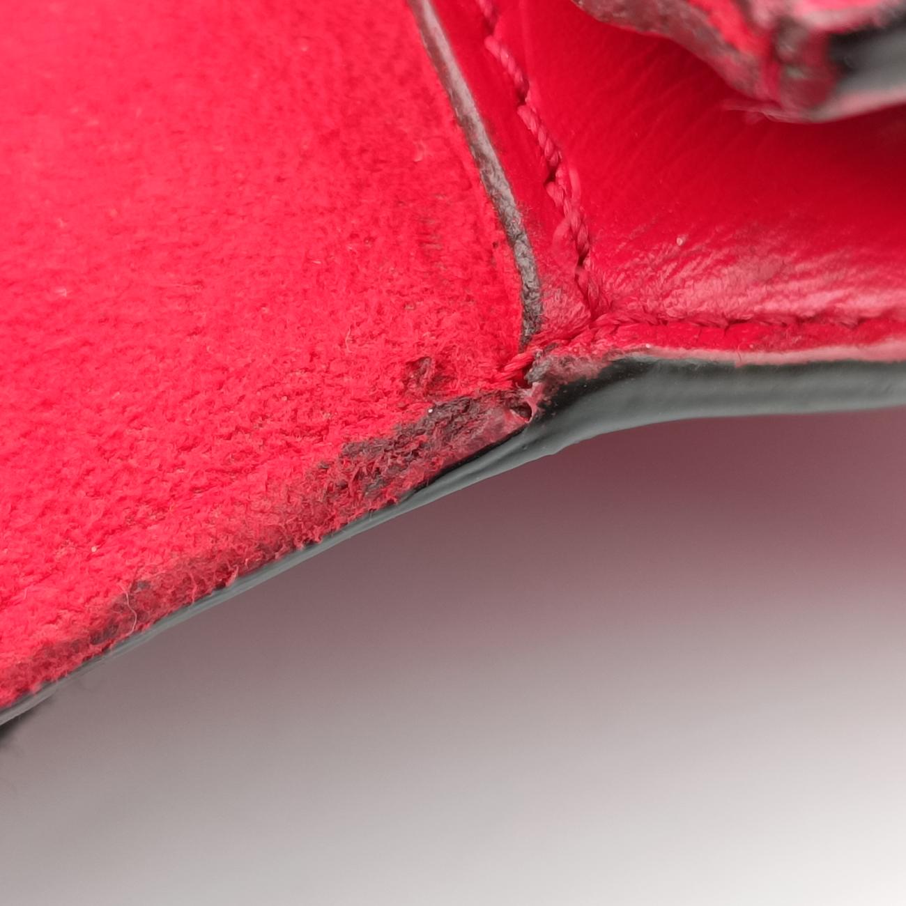 Pre-owned Louis Vuitton Pochette Louise GM Red leather M94647 shoulderbag | stylenewstar