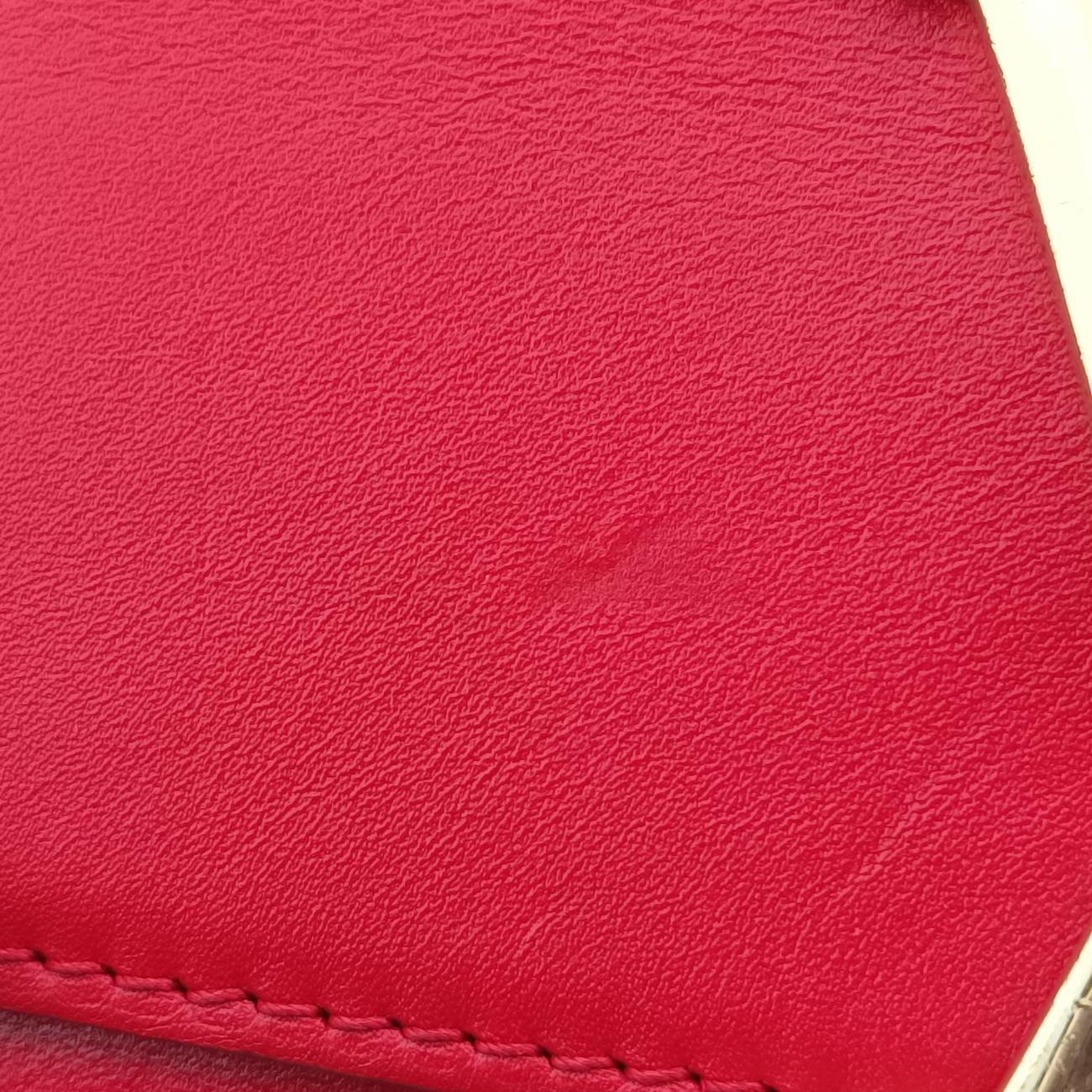 Pre-owned Louis Vuitton Pochette Louise GM Red leather M94647 shoulderbag | stylenewstar