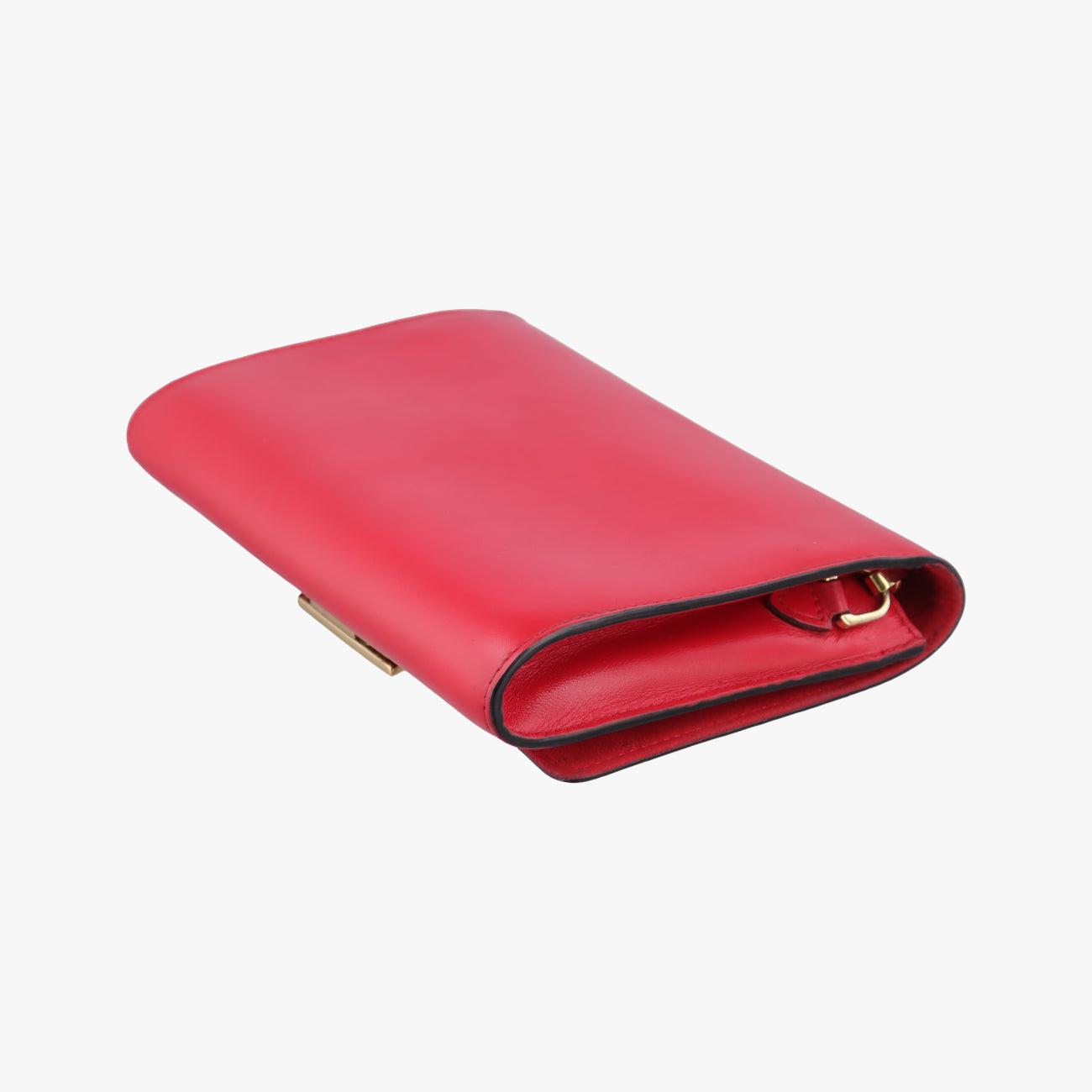 Pre-owned Louis Vuitton Pochette Louise GM Red leather M94647 shoulderbag | stylenewstar