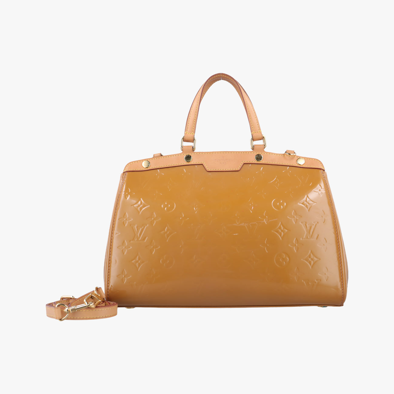 Secondhand Louis Vuitton Bréa MM ROSE VELOURS Vernis M91588 shoulderbag | stylenewstar