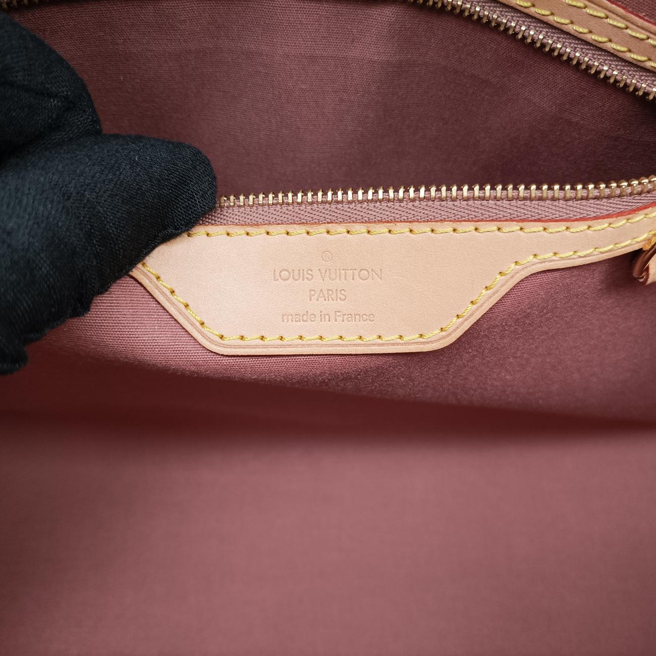 Secondhand Louis Vuitton Bréa MM ROSE VELOURS Vernis M91588 shoulderbag | stylenewstar