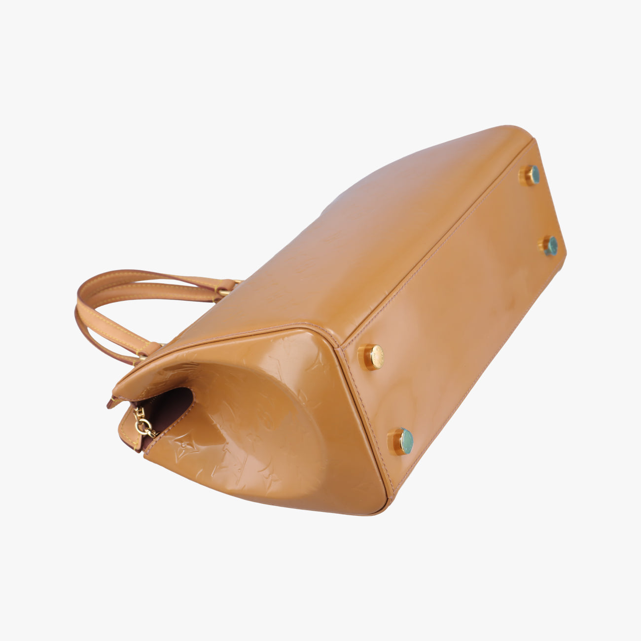 Secondhand Louis Vuitton Bréa MM ROSE VELOURS Vernis M91588 shoulderbag | stylenewstar