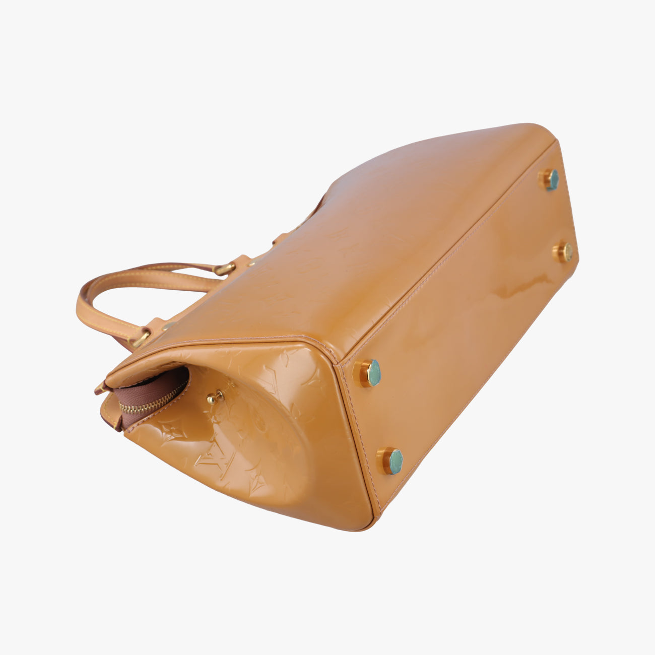 Secondhand Louis Vuitton Bréa MM ROSE VELOURS Vernis M91588 shoulderbag | stylenewstar