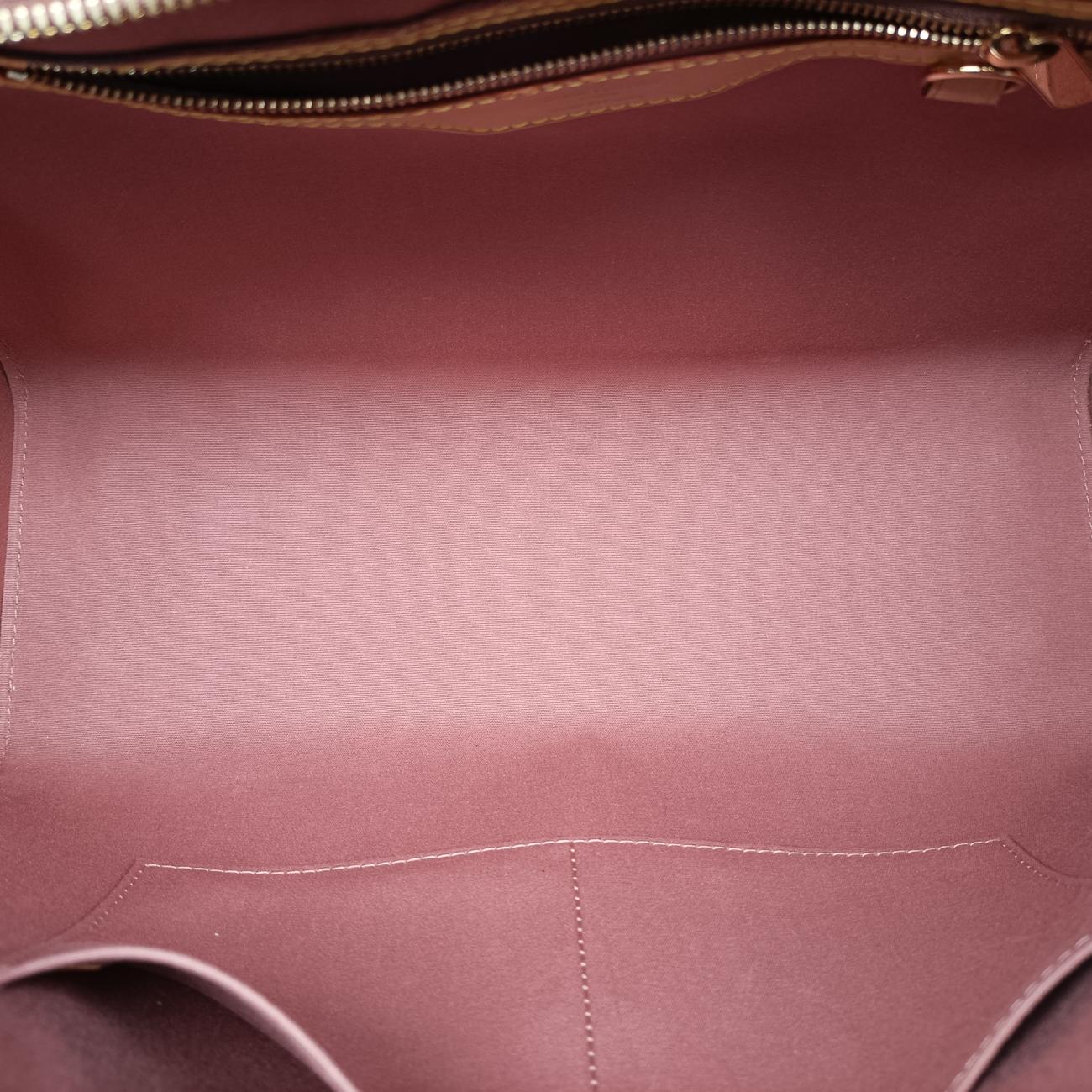Secondhand Louis Vuitton Bréa MM ROSE VELOURS Vernis M91588 shoulderbag | stylenewstar