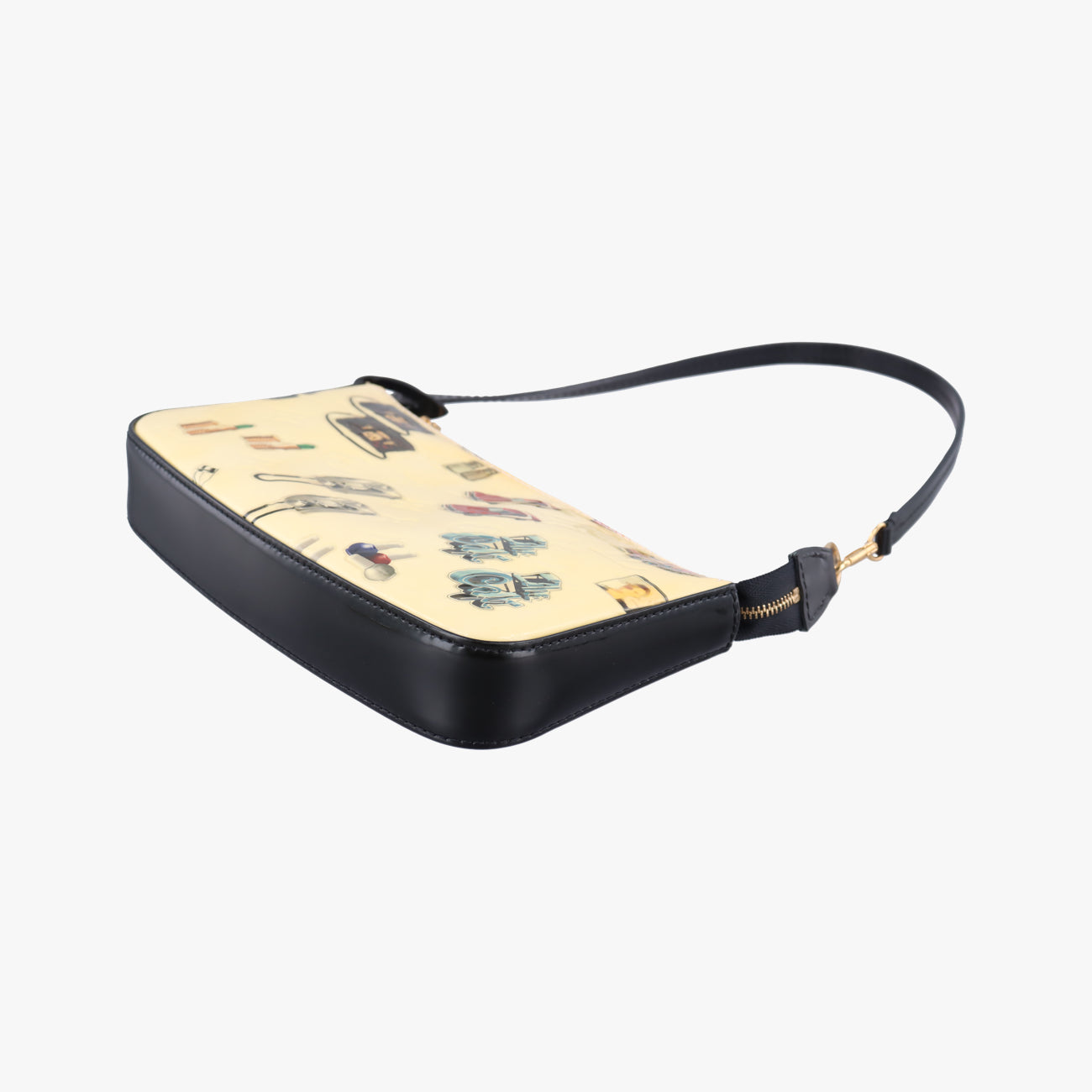 Pre-owned Louis Vuitton Pochette Accessoires Sticker White×multicolor Vernis M90928 handbag | stylenewstar