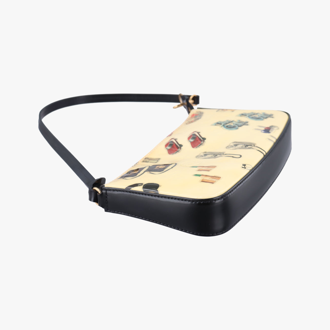 Pre-owned Louis Vuitton Pochette Accessoires Sticker White×multicolor Vernis M90928 handbag | stylenewstar