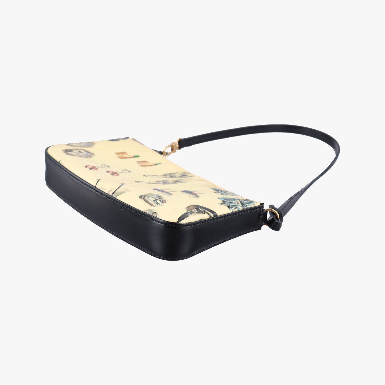 Pre-owned Louis Vuitton Pochette Accessoires Sticker White×multicolor Vernis M90928 handbag | stylenewstar