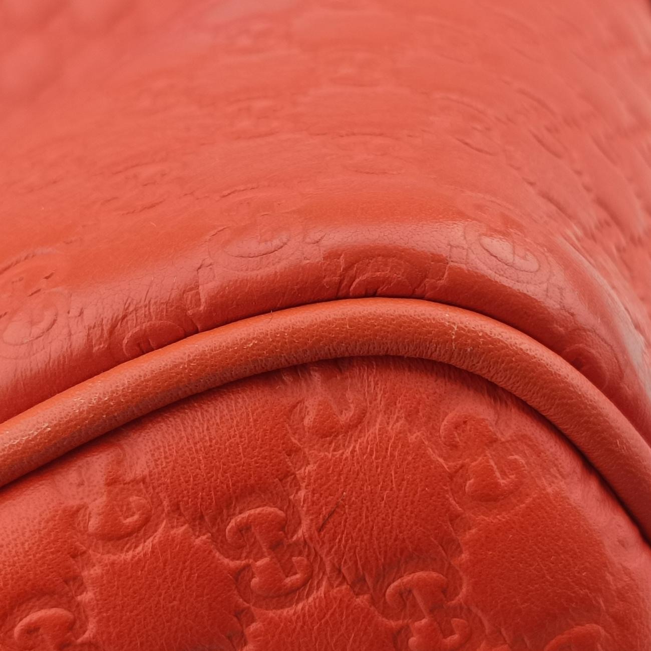 Pre-owned Gucci Microguccissima Orange Leather 449646 shoulderbag | stylenewstar