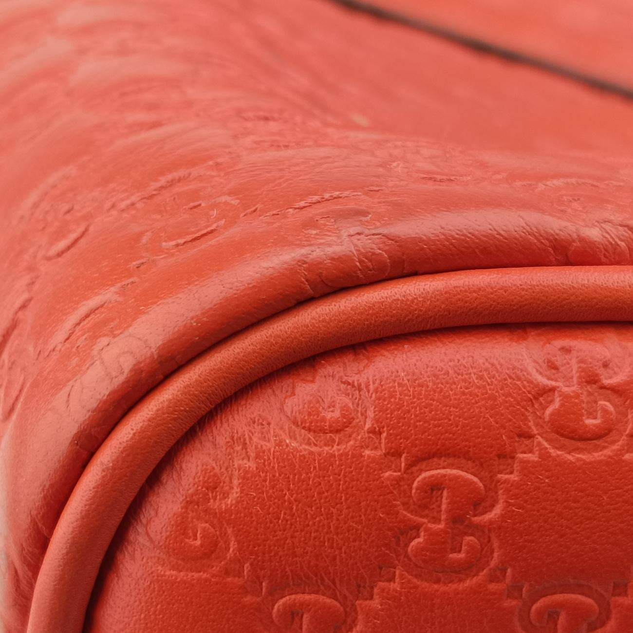 Pre-owned Gucci Microguccissima Orange Leather 449646 shoulderbag | stylenewstar