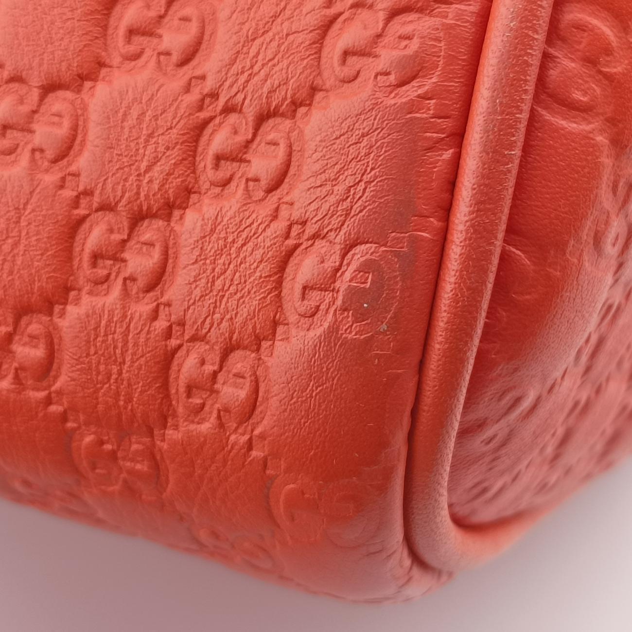 Pre-owned Gucci Microguccissima Orange Leather 449646 shoulderbag | stylenewstar